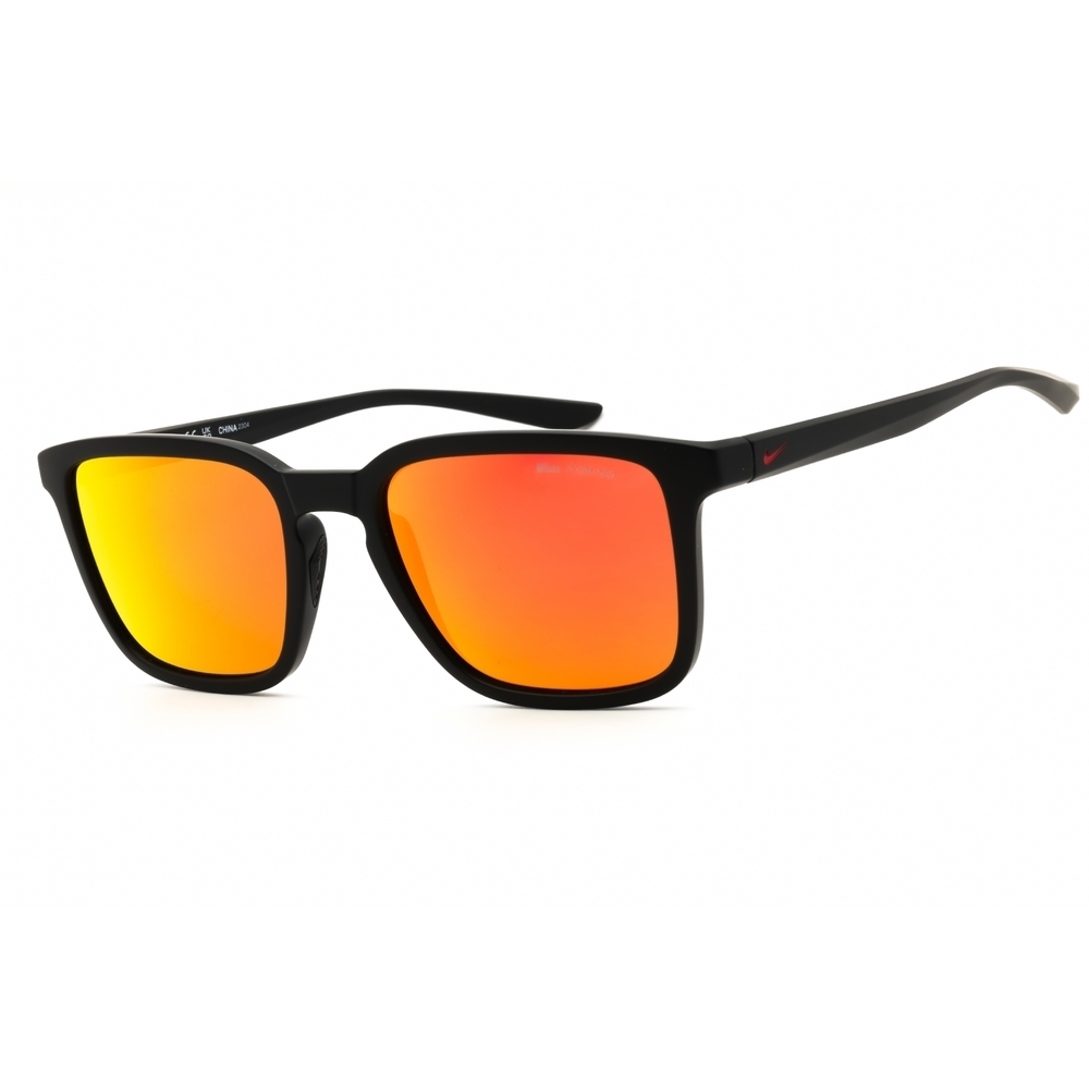 NWT Nike CIRCUIT P FJ2234 Matte Black Rectangle 55mm Sunglasses